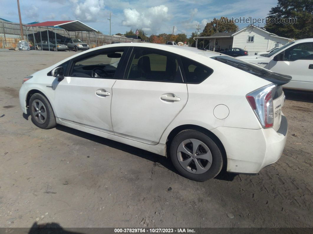 2012 Toyota Prius One/two/three/four/five White vin: JTDKN3DU0C5490956