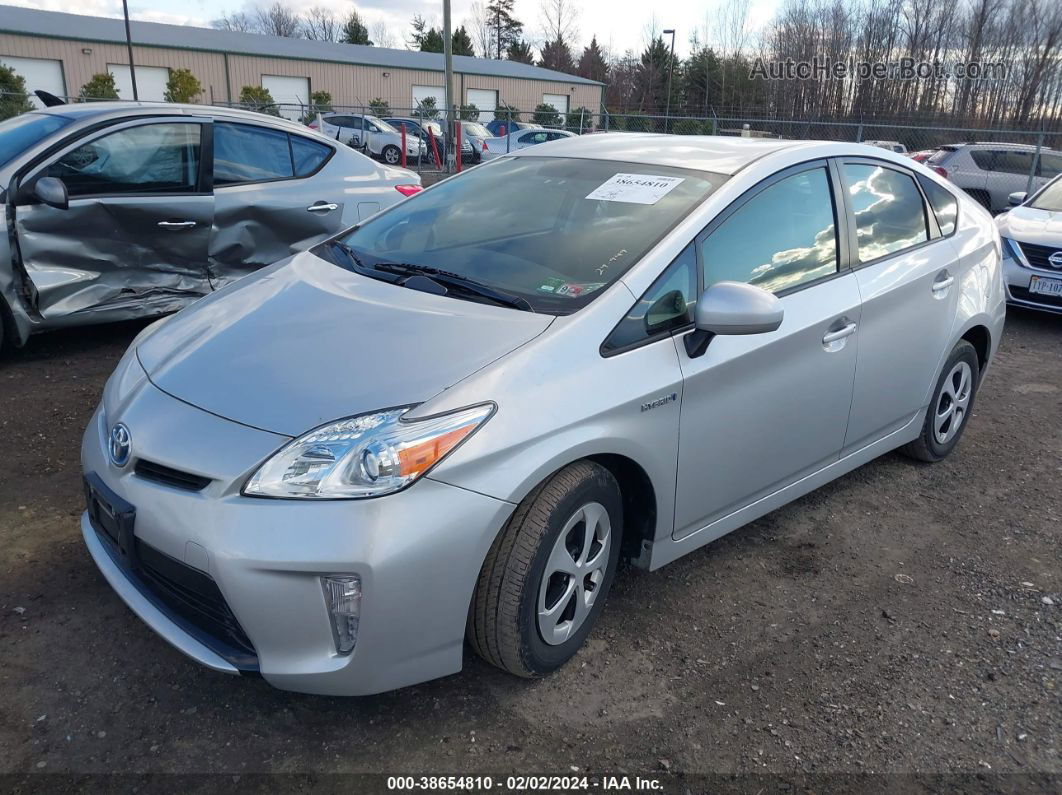 2012 Toyota Prius   Silver vin: JTDKN3DU0C5493159