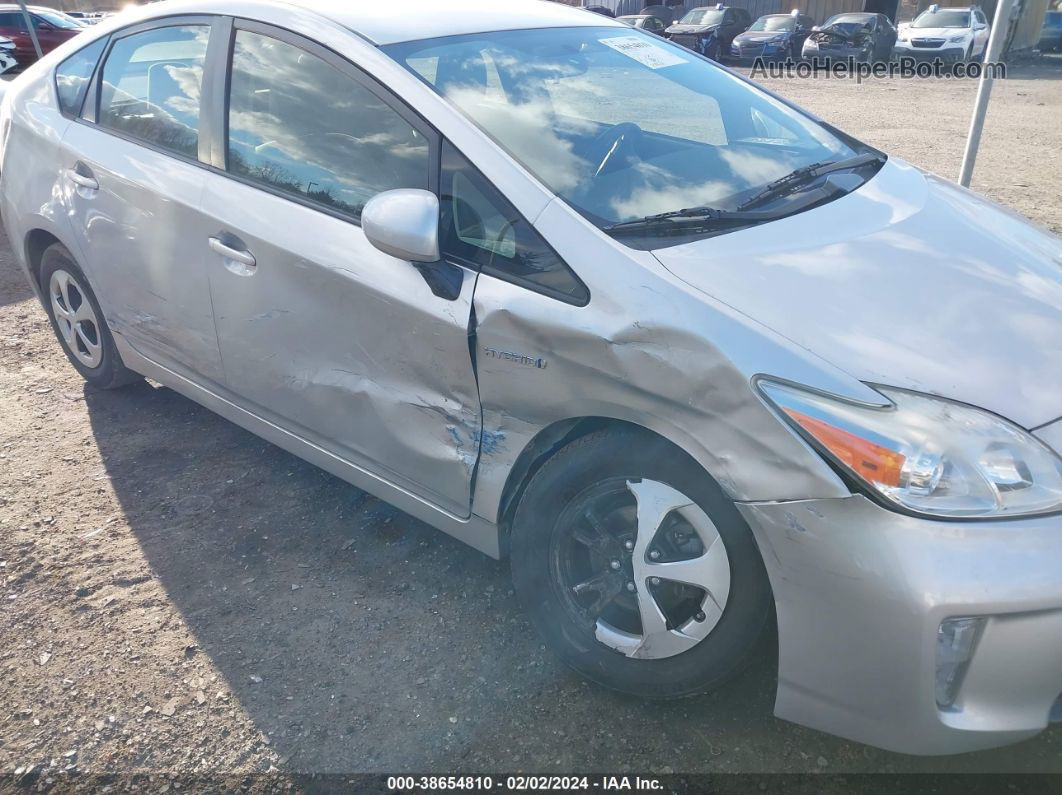 2012 Toyota Prius   Silver vin: JTDKN3DU0C5493159