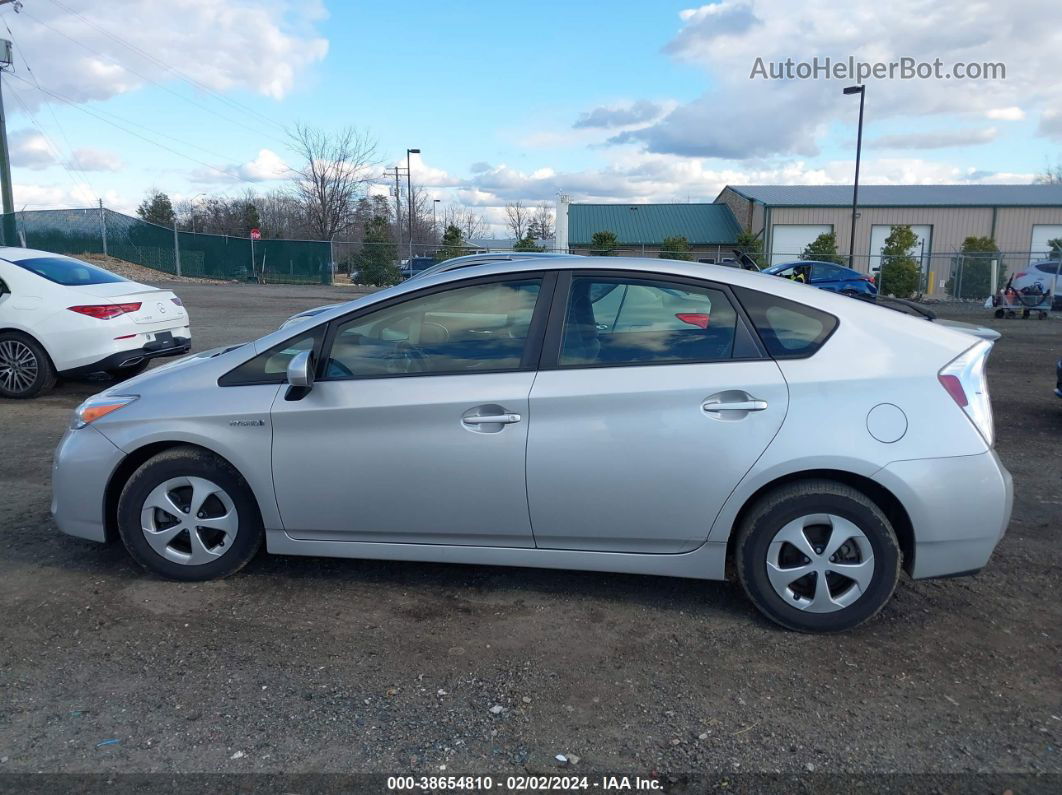 2012 Toyota Prius   Silver vin: JTDKN3DU0C5493159