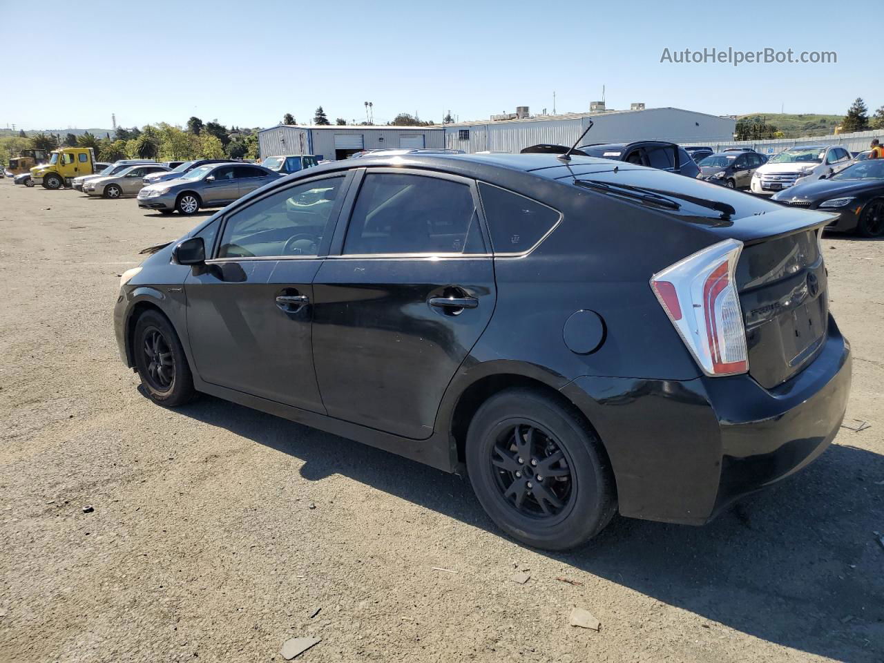 2012 Toyota Prius  Black vin: JTDKN3DU0C5495901