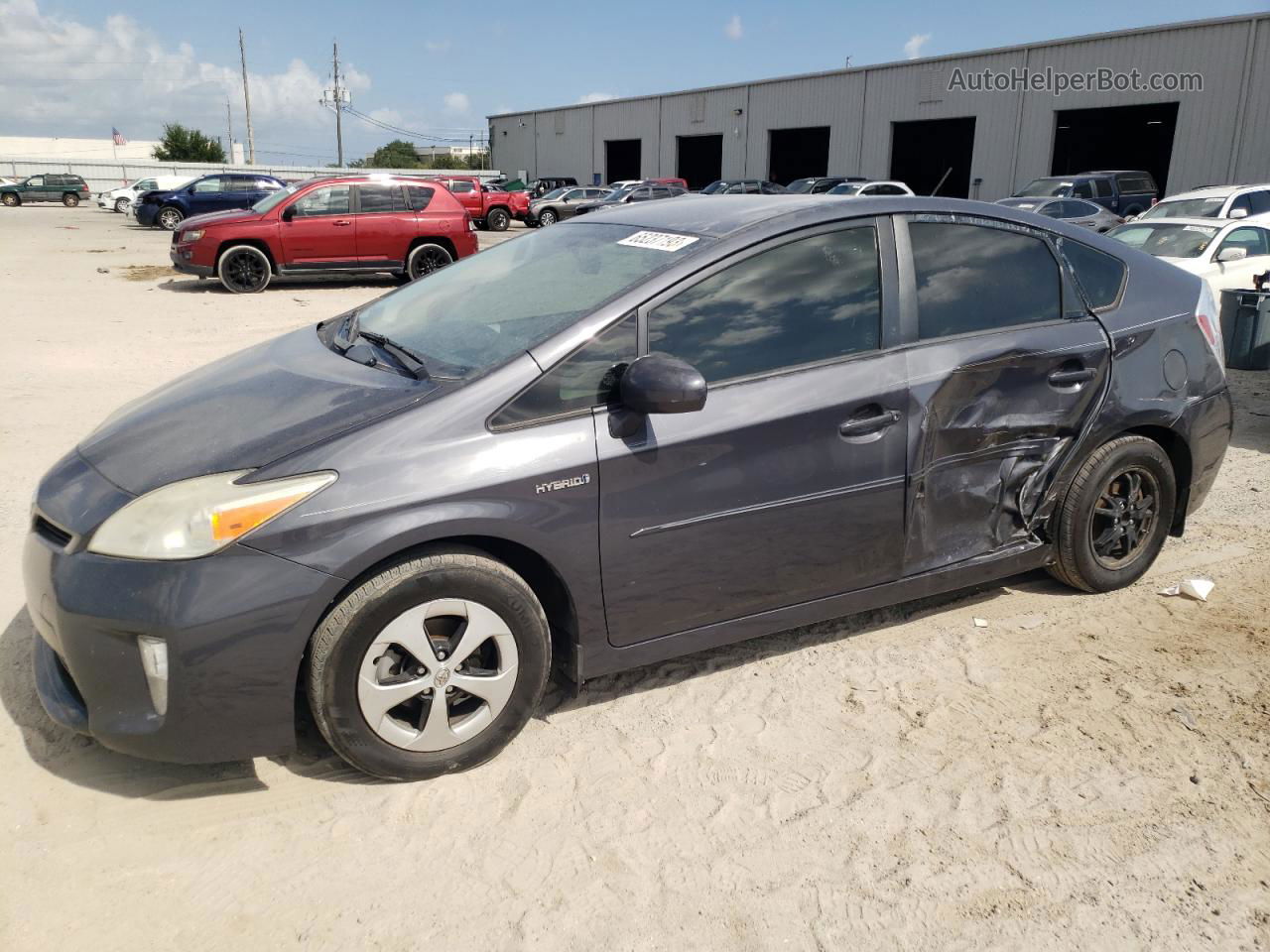 2012 Toyota Prius  Серый vin: JTDKN3DU0C5516732