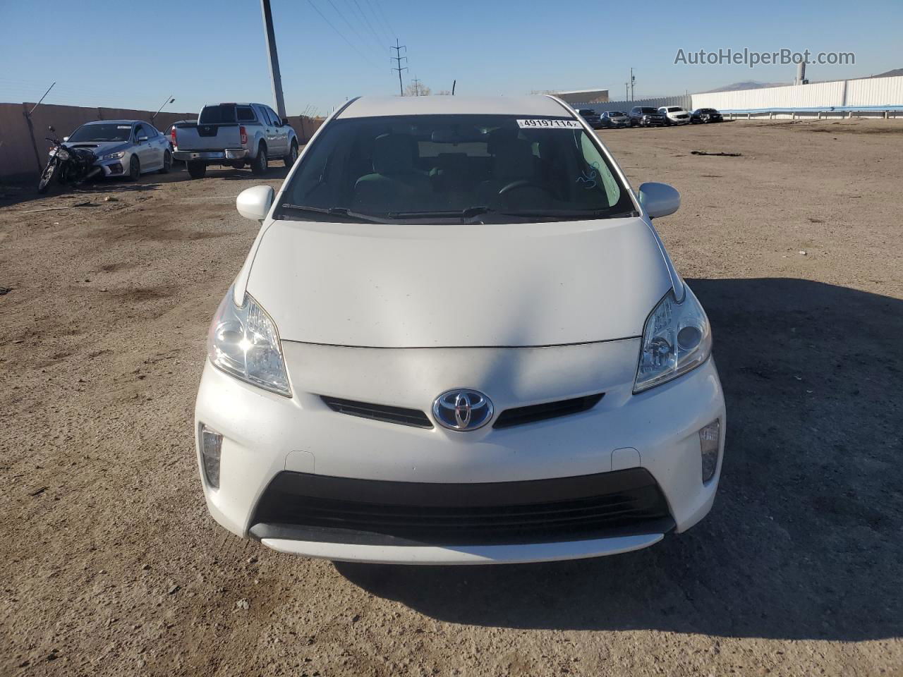 2012 Toyota Prius  Белый vin: JTDKN3DU0C5532462