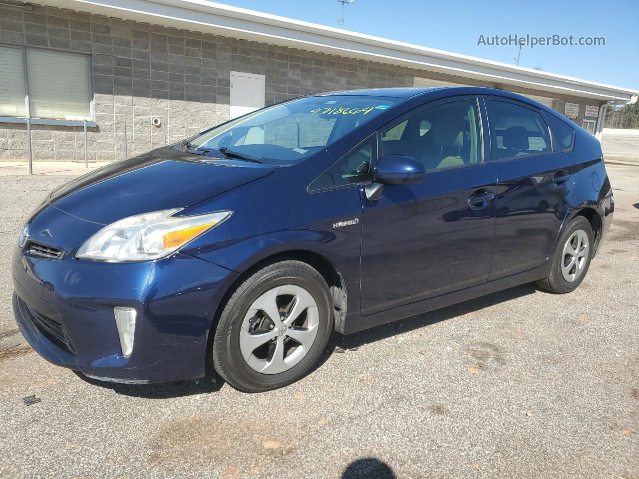 2013 Toyota Prius  Blue vin: JTDKN3DU0D1633512