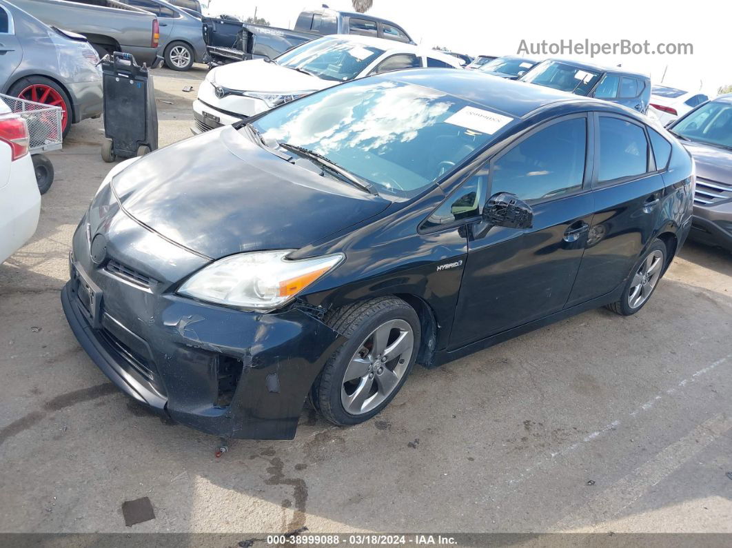 2013 Toyota Prius Three Se Черный vin: JTDKN3DU0D1639889