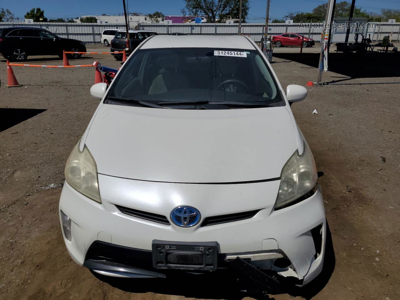 2013 Toyota Prius  Белый vin: JTDKN3DU0D1696528