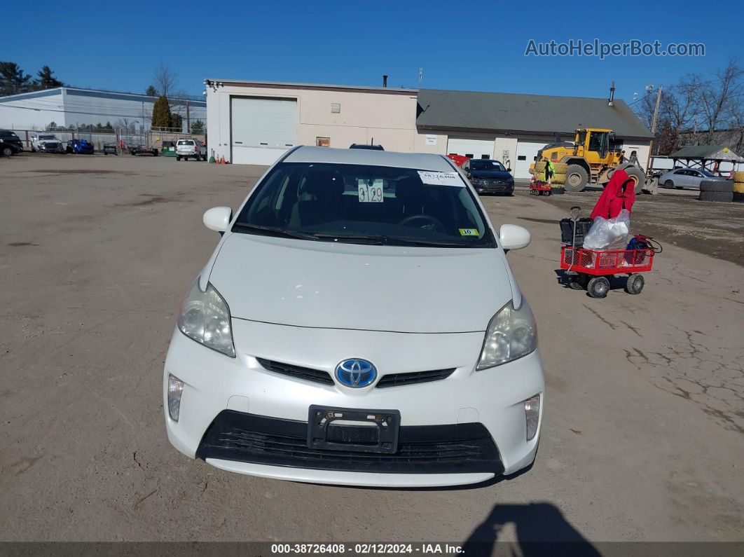 2013 Toyota Prius Two White vin: JTDKN3DU0D1711769