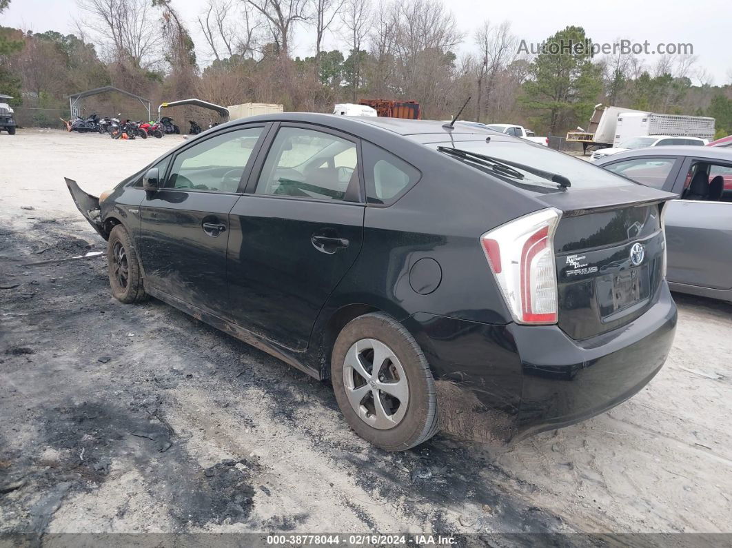 2013 Toyota Prius Two Black vin: JTDKN3DU0D5551465