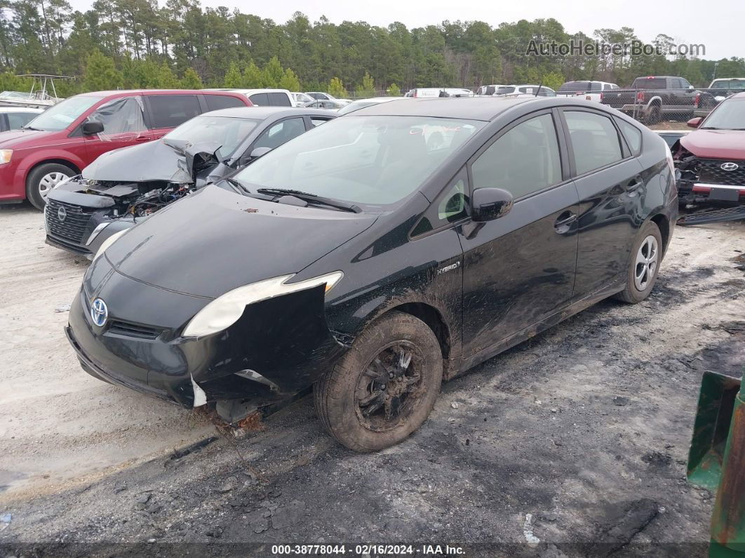 2013 Toyota Prius Two Black vin: JTDKN3DU0D5551465