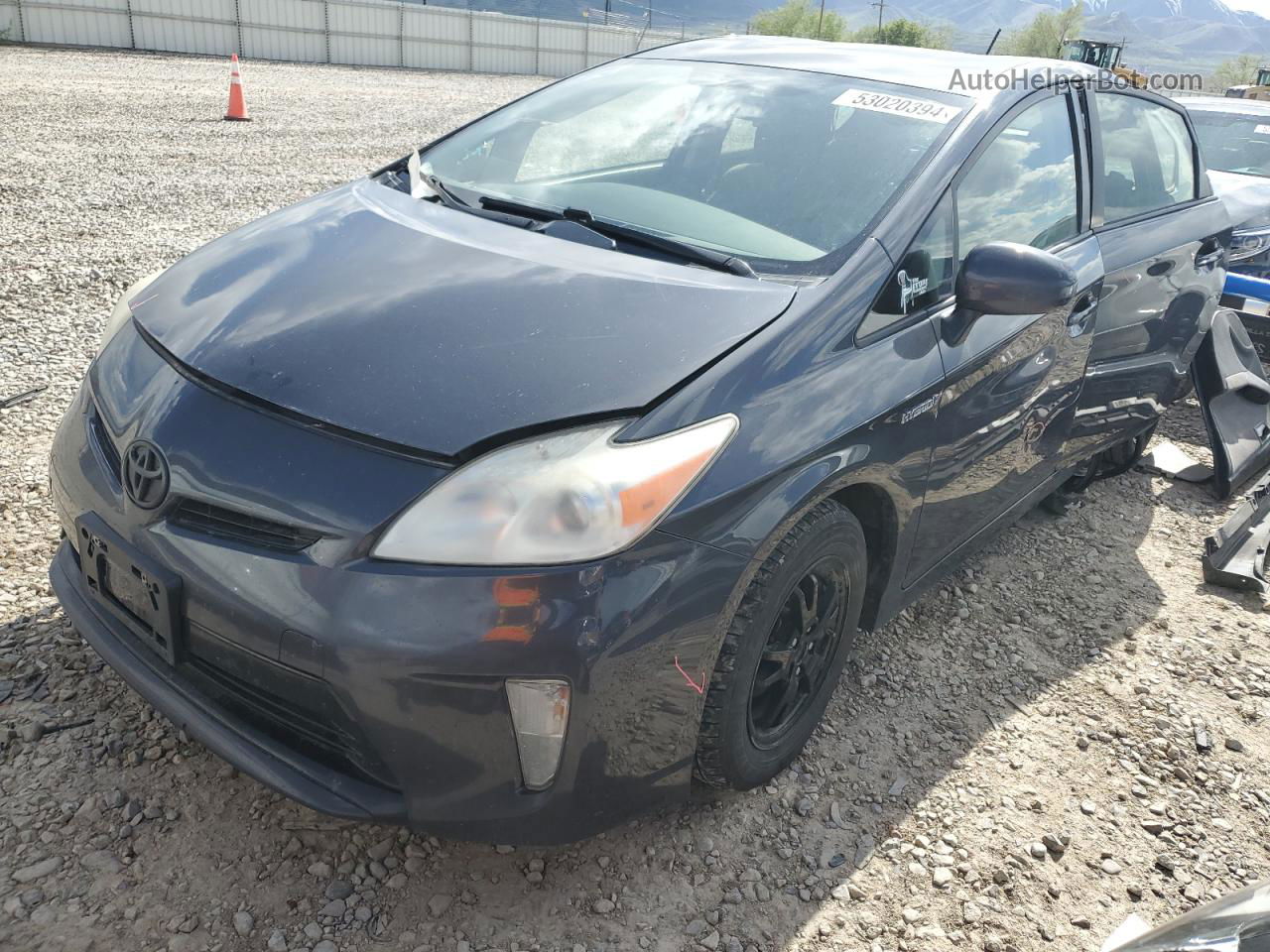 2013 Toyota Prius  Серый vin: JTDKN3DU0D5587026