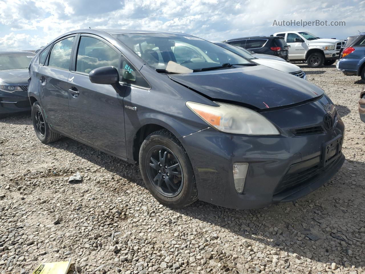 2013 Toyota Prius  Gray vin: JTDKN3DU0D5587026