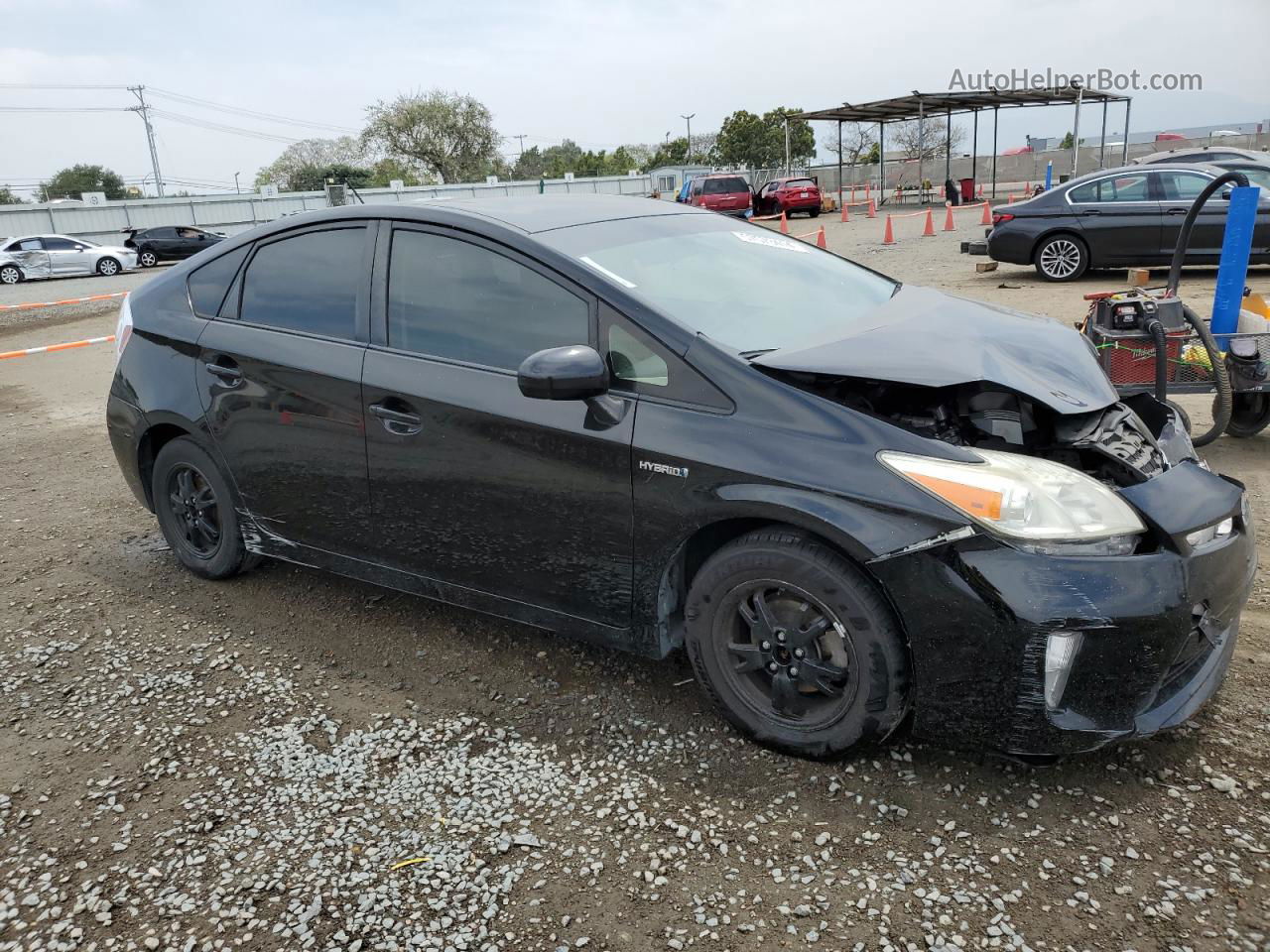 2013 Toyota Prius  Черный vin: JTDKN3DU0D5607257