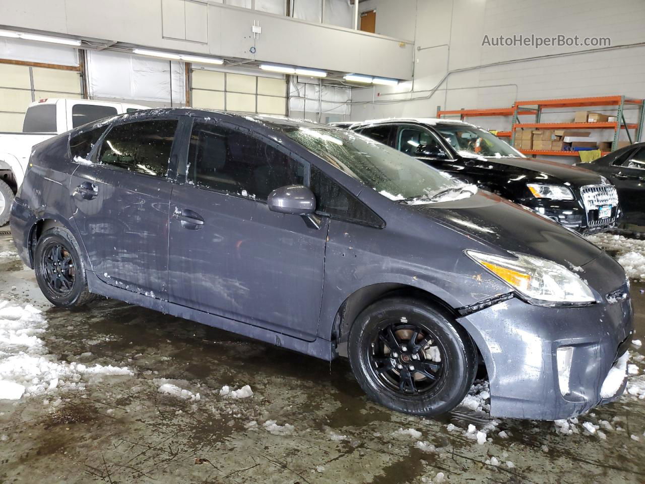 2013 Toyota Prius  Серый vin: JTDKN3DU0D5614905