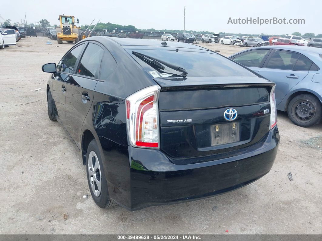 2013 Toyota Prius Two Black vin: JTDKN3DU0D5630005