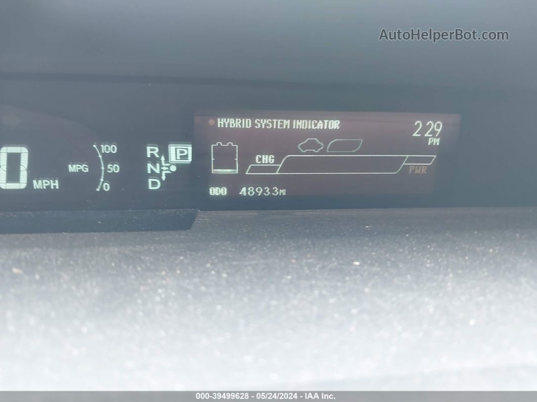 2013 Toyota Prius Two Черный vin: JTDKN3DU0D5630005