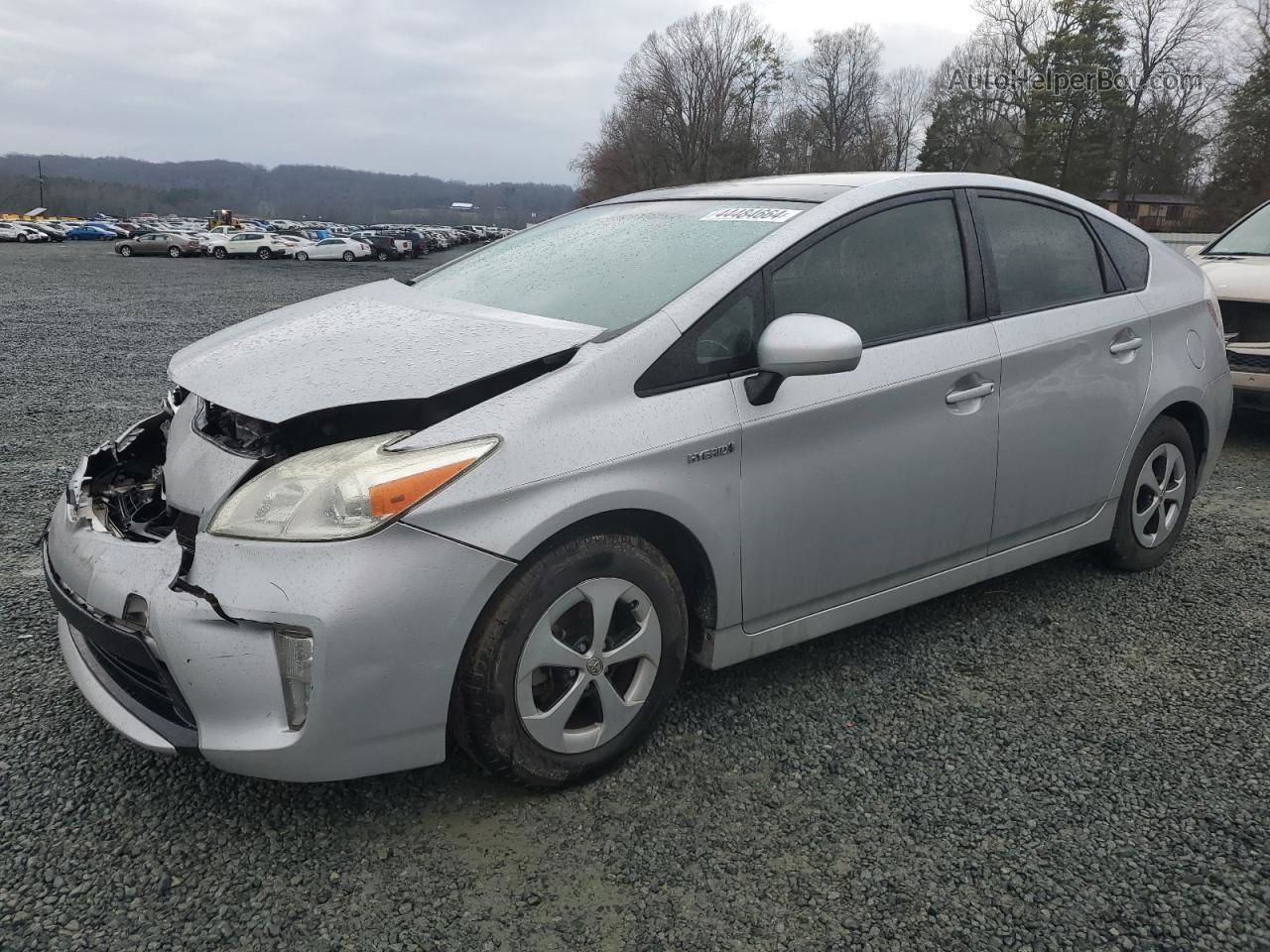 2013 Toyota Prius  Silver vin: JTDKN3DU0D5638797