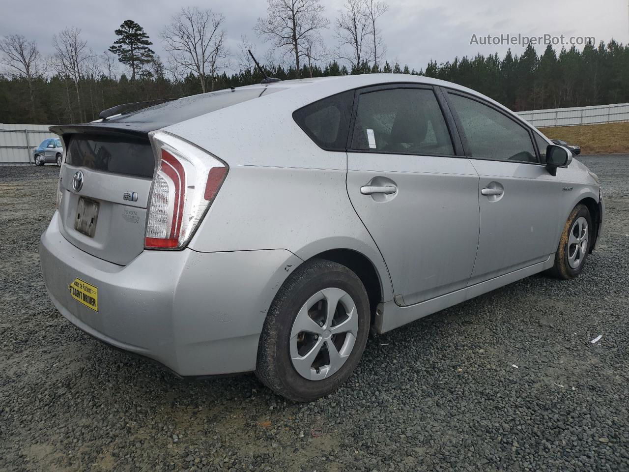 2013 Toyota Prius  Silver vin: JTDKN3DU0D5638797