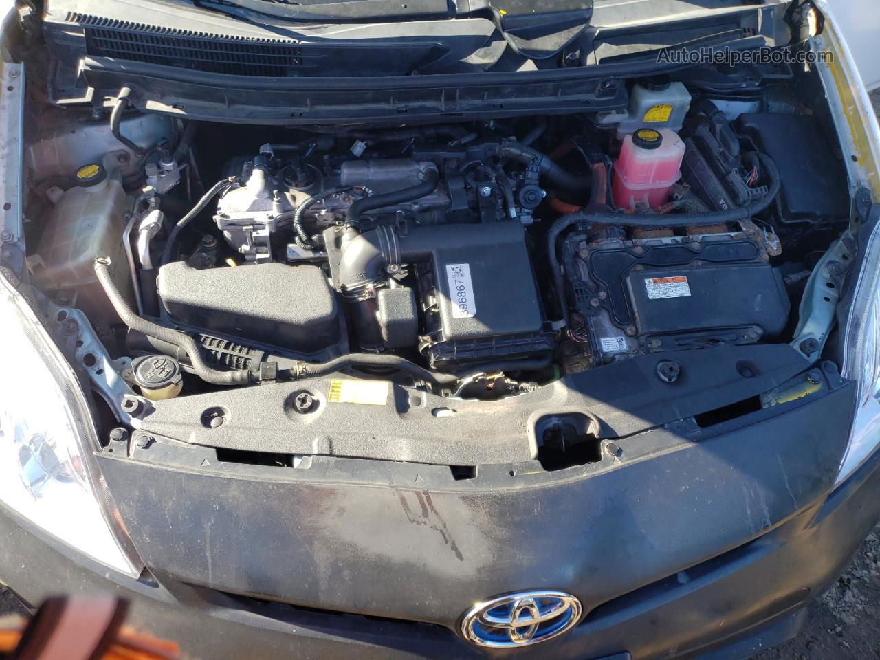 2013 Toyota Prius  Белый vin: JTDKN3DU0D5644339