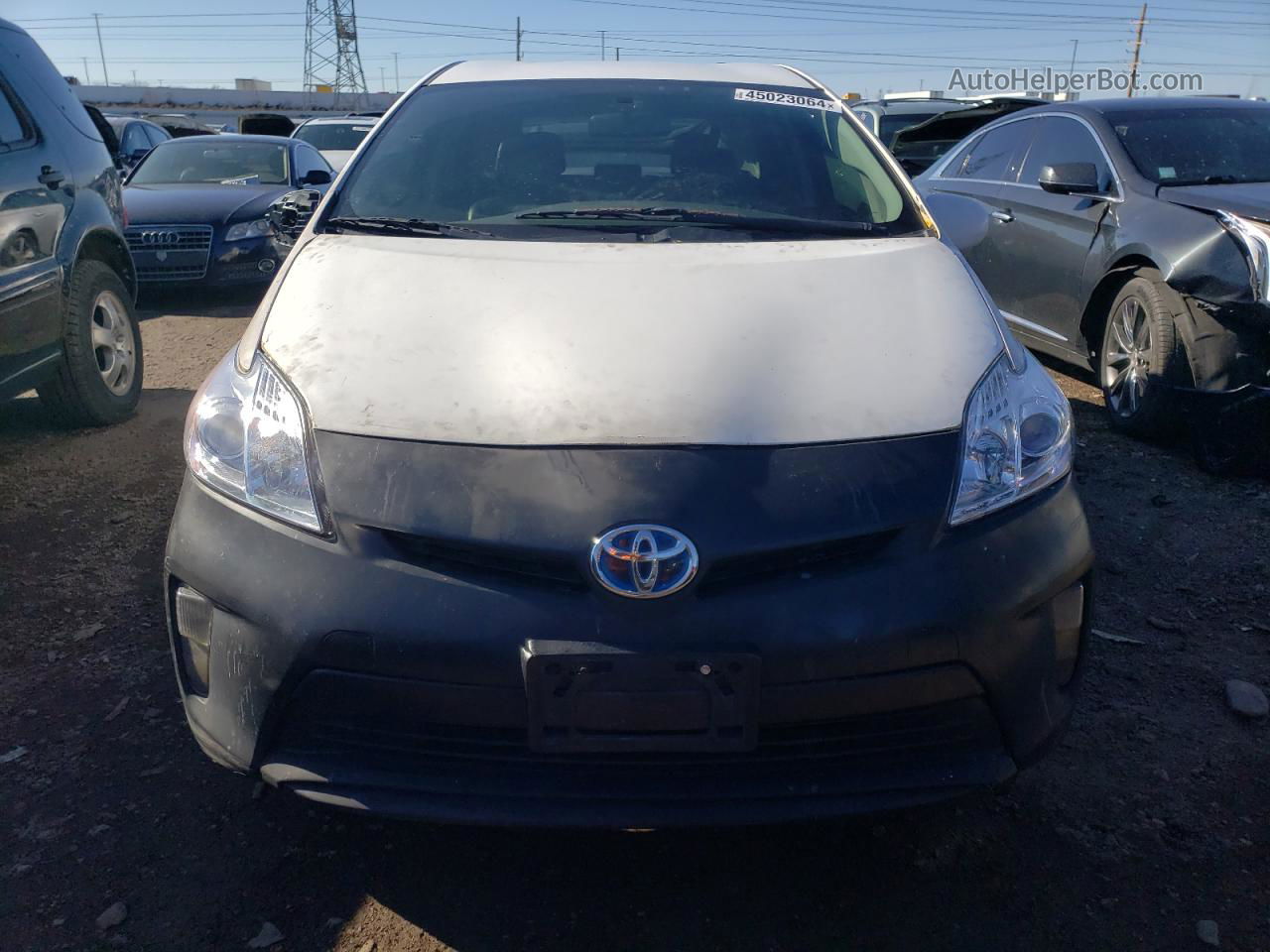 2013 Toyota Prius  Белый vin: JTDKN3DU0D5644339