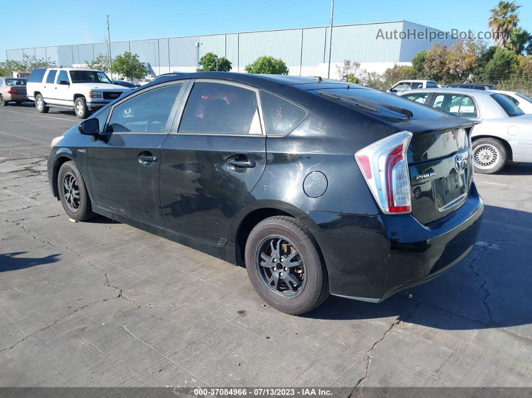 2013 Toyota Prius One/two/three/four/five Black vin: JTDKN3DU0D5686851