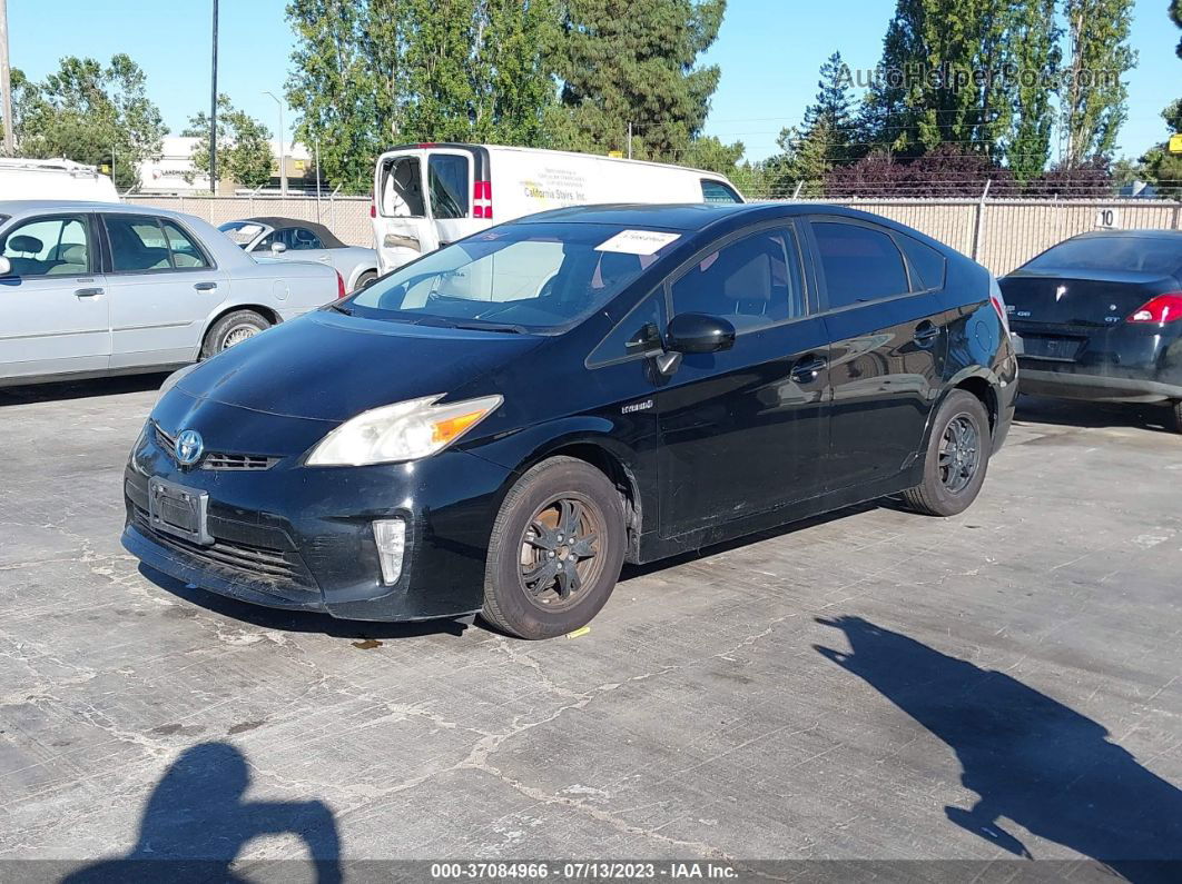 2013 Toyota Prius One/two/three/four/five Black vin: JTDKN3DU0D5686851