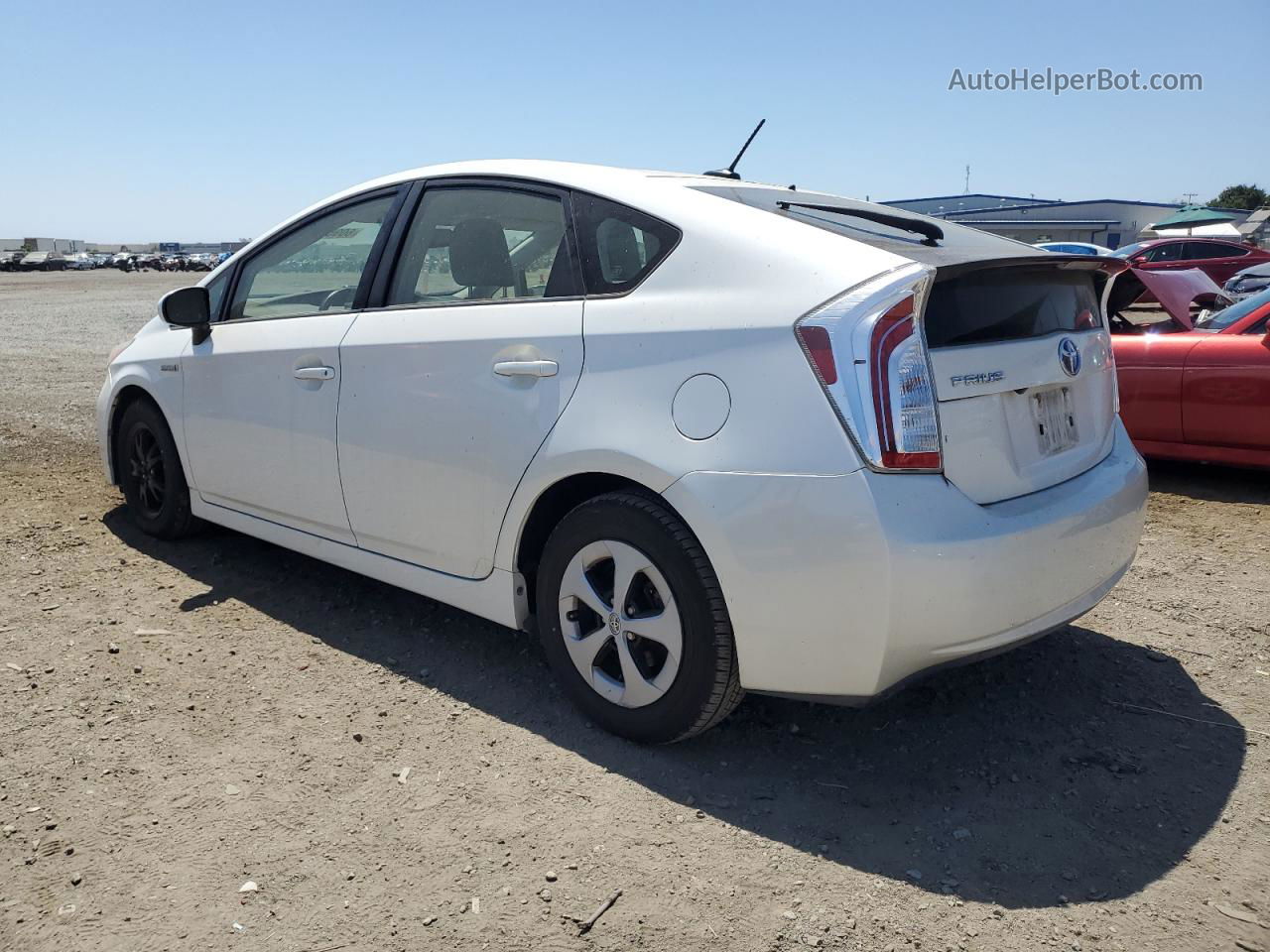 2014 Toyota Prius  White vin: JTDKN3DU0E0363835