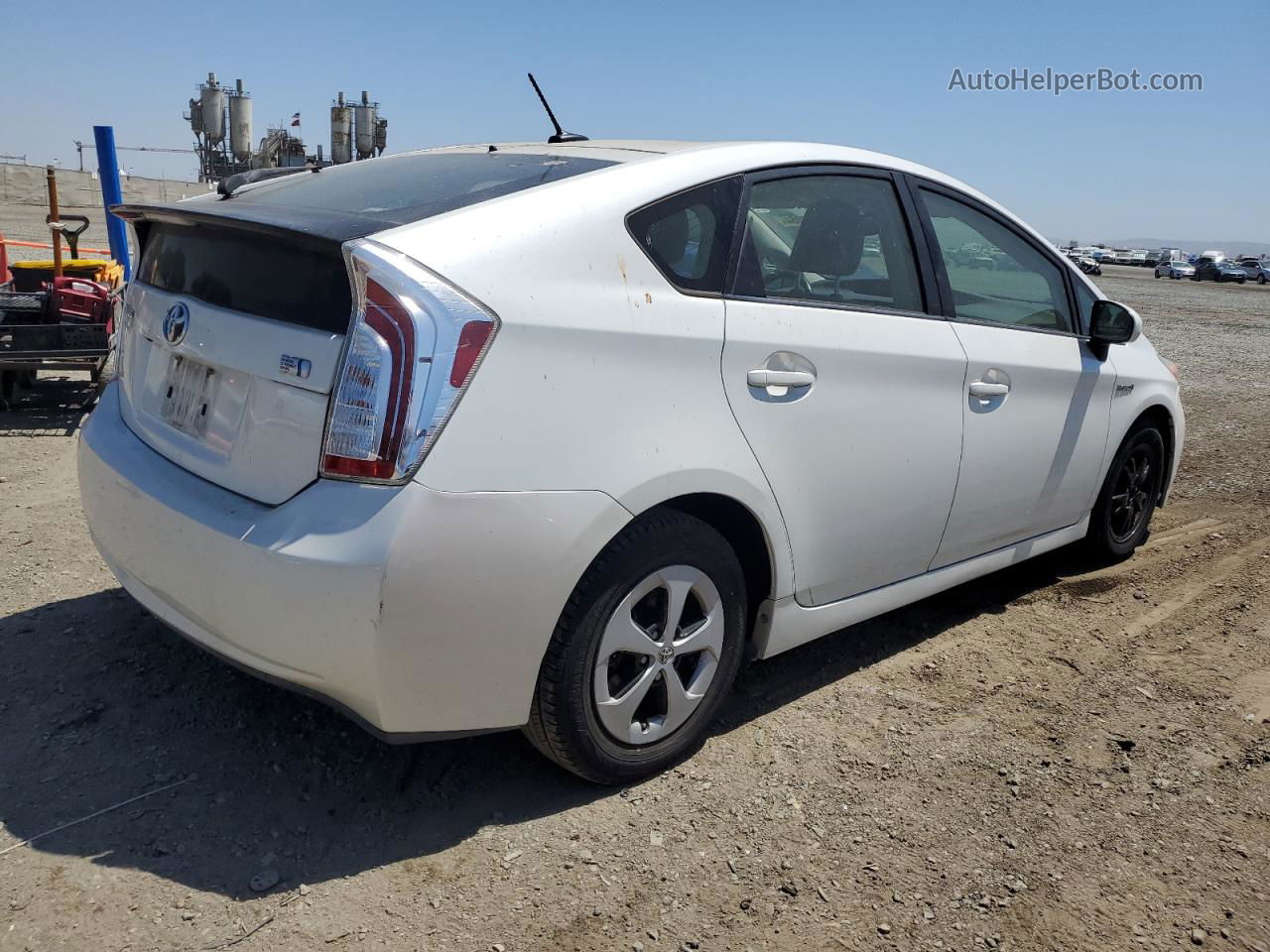 2014 Toyota Prius  White vin: JTDKN3DU0E0363835