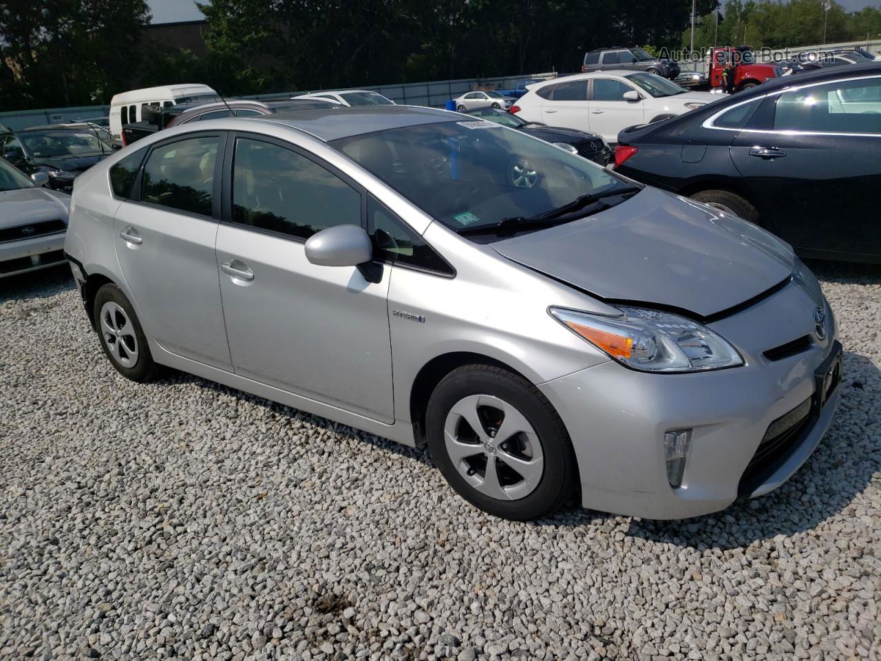 2014 Toyota Prius  Silver vin: JTDKN3DU0E1743509