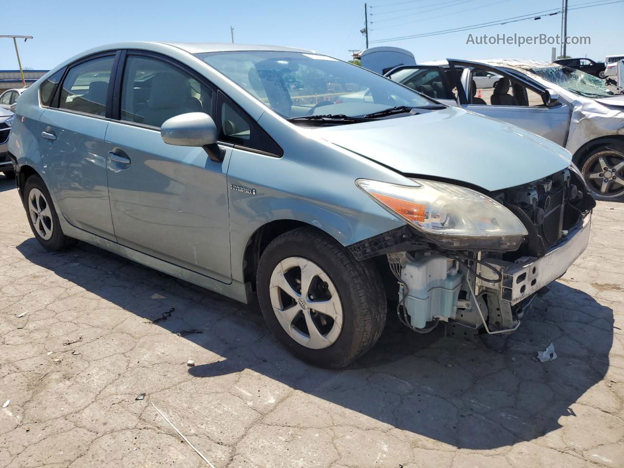 2014 Toyota Prius  Green vin: JTDKN3DU0E1749634