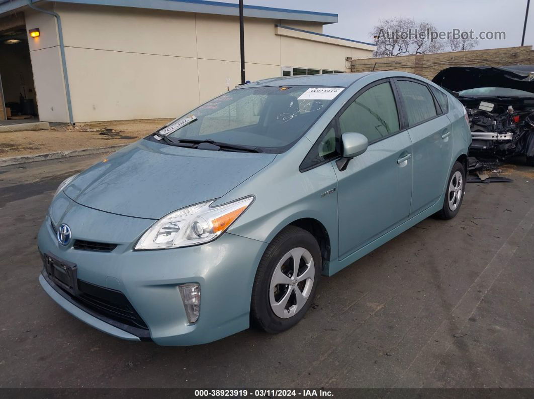 2014 Toyota Prius Two Blue vin: JTDKN3DU0E1754512