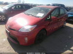 2014 Toyota Prius Four/five/three/one/two Red vin: JTDKN3DU0E1756728