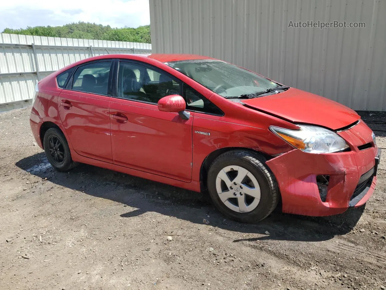 2014 Toyota Prius  Красный vin: JTDKN3DU0E1759788