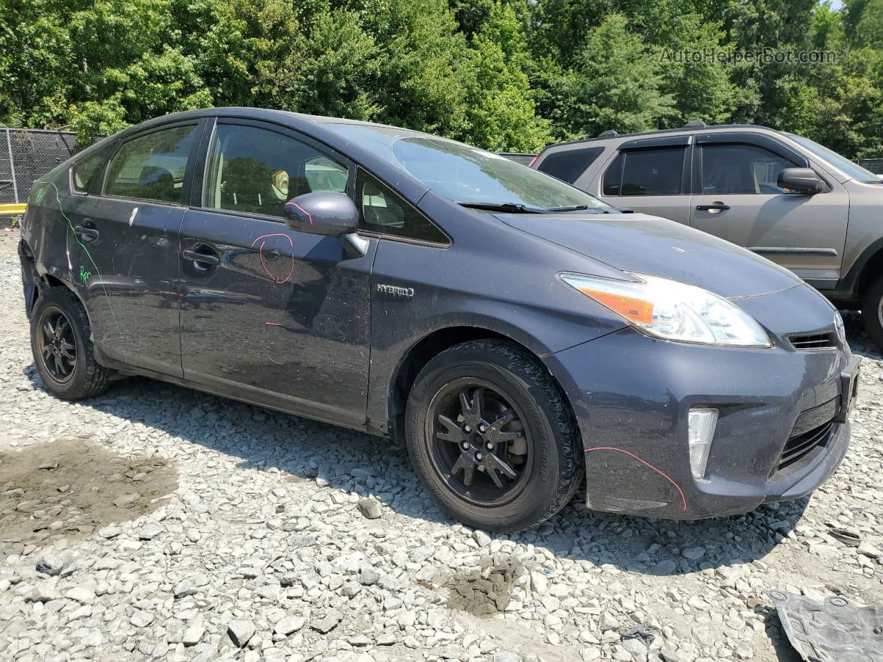 2014 Toyota Prius  Gray vin: JTDKN3DU0E1778731