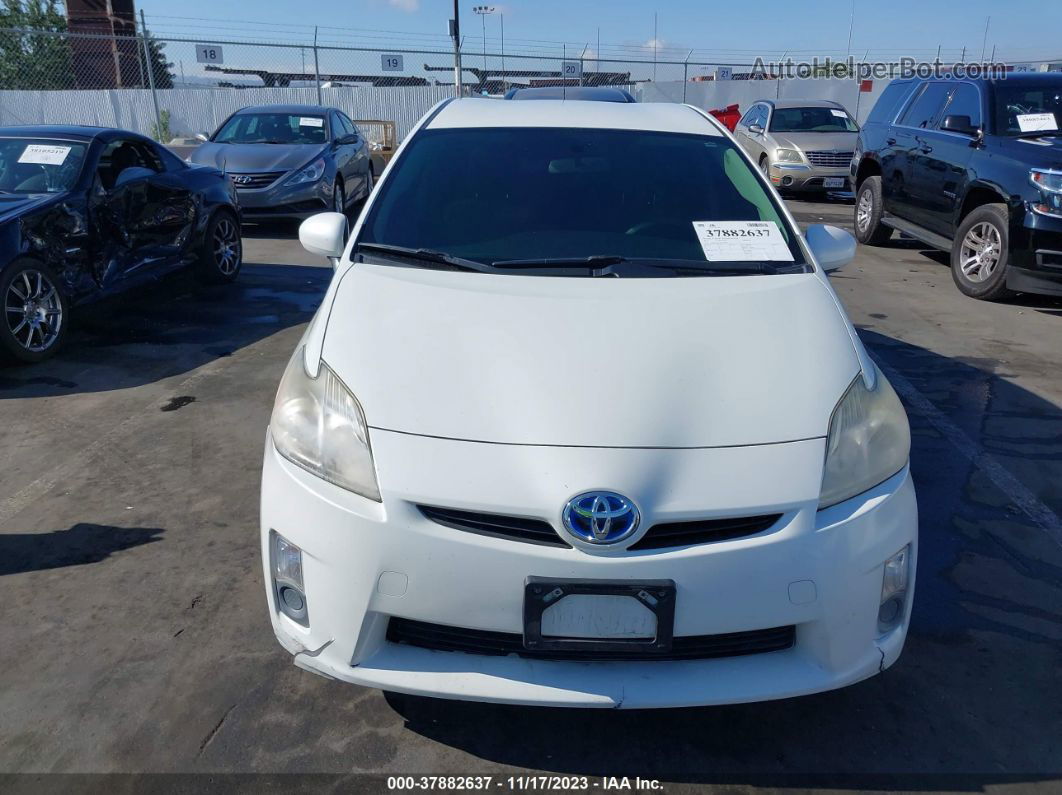 2011 Toyota Prius Two White vin: JTDKN3DU1B1394596