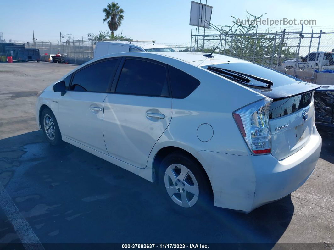 2011 Toyota Prius Two White vin: JTDKN3DU1B1394596