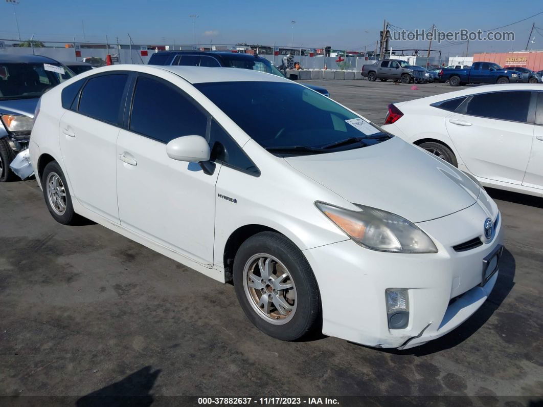 2011 Toyota Prius Two White vin: JTDKN3DU1B1394596