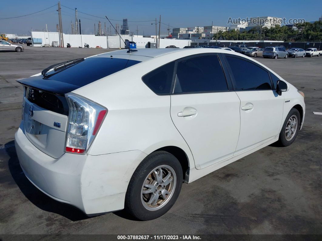 2011 Toyota Prius Two White vin: JTDKN3DU1B1394596