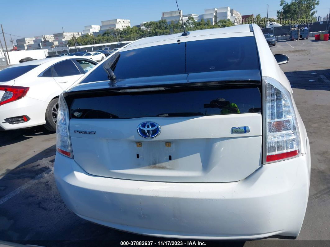 2011 Toyota Prius Two White vin: JTDKN3DU1B1394596