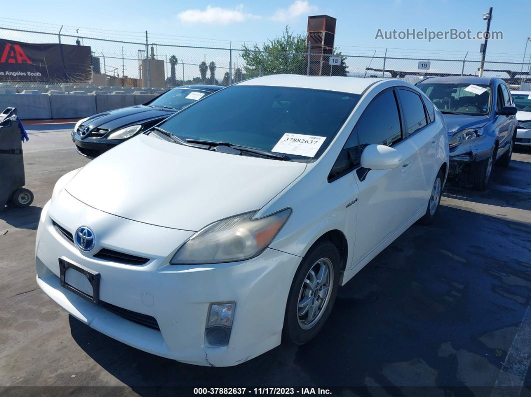 2011 Toyota Prius Two White vin: JTDKN3DU1B1394596