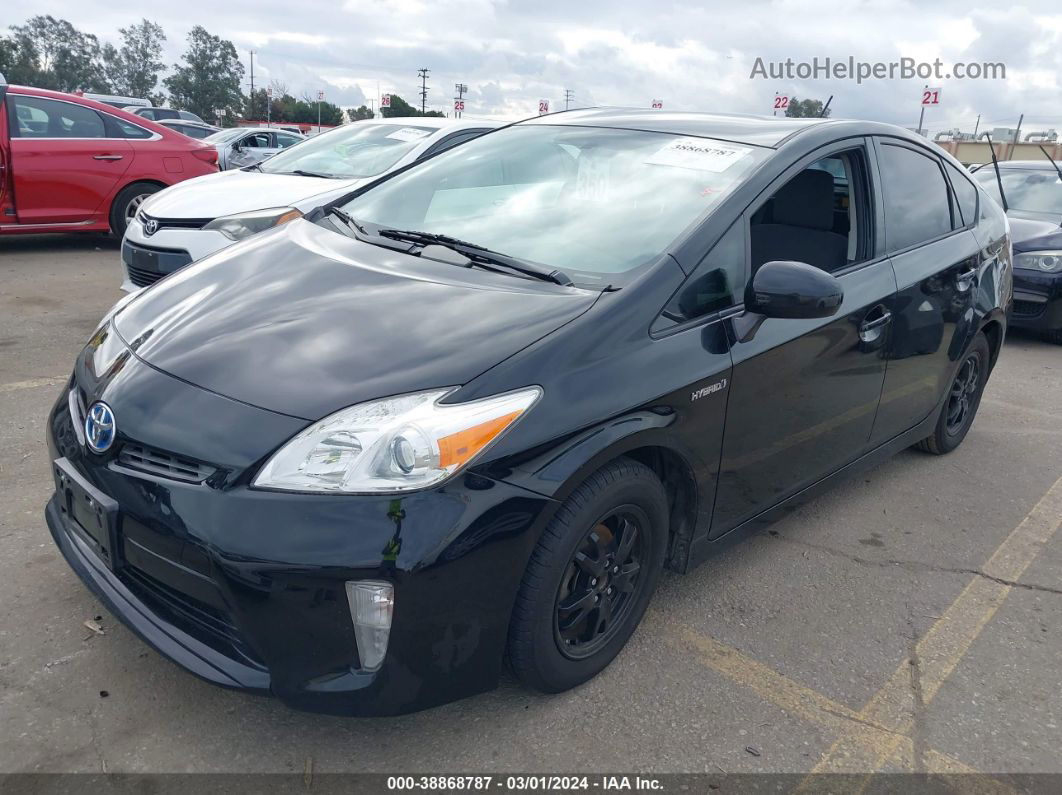 2012 Toyota Prius Three Черный vin: JTDKN3DU1C0336883