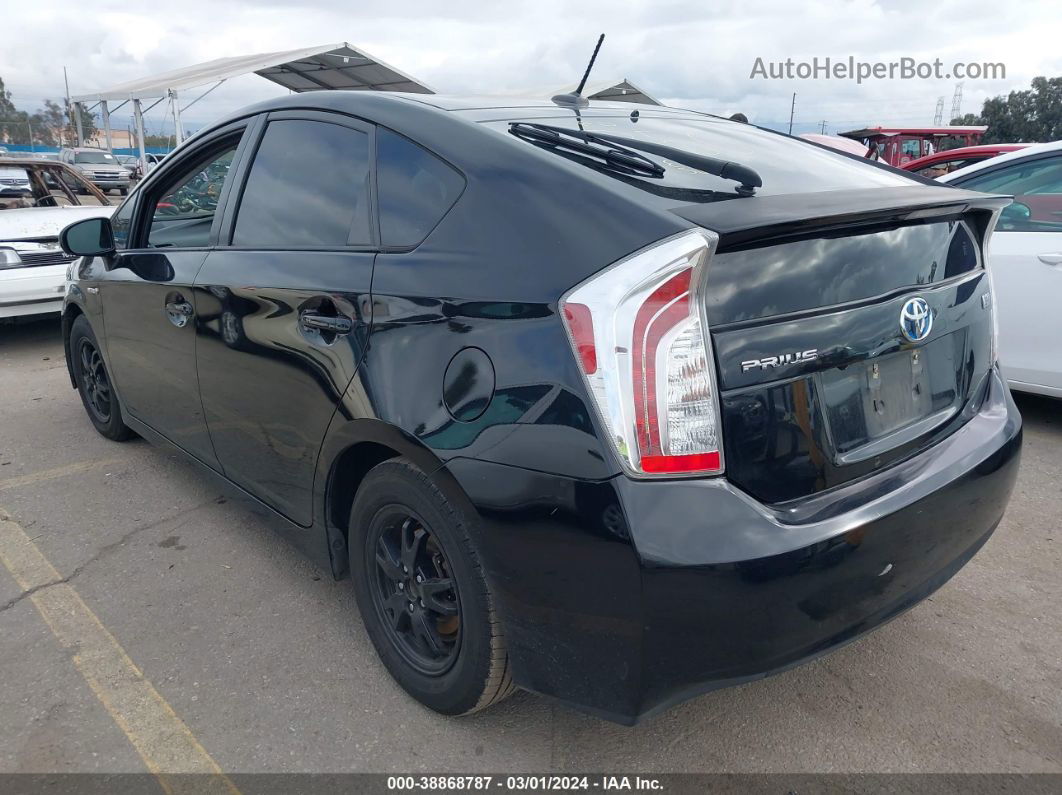 2012 Toyota Prius Three Черный vin: JTDKN3DU1C0336883