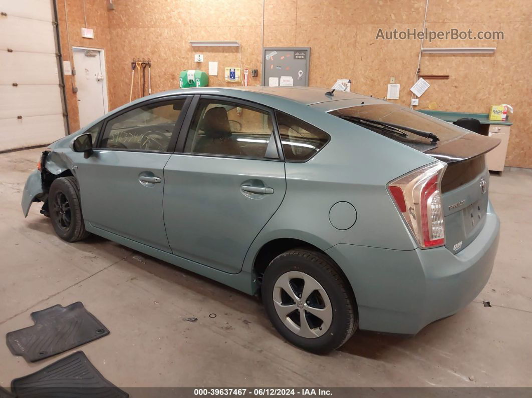 2012 Toyota Prius Two Light Blue vin: JTDKN3DU1C1523552