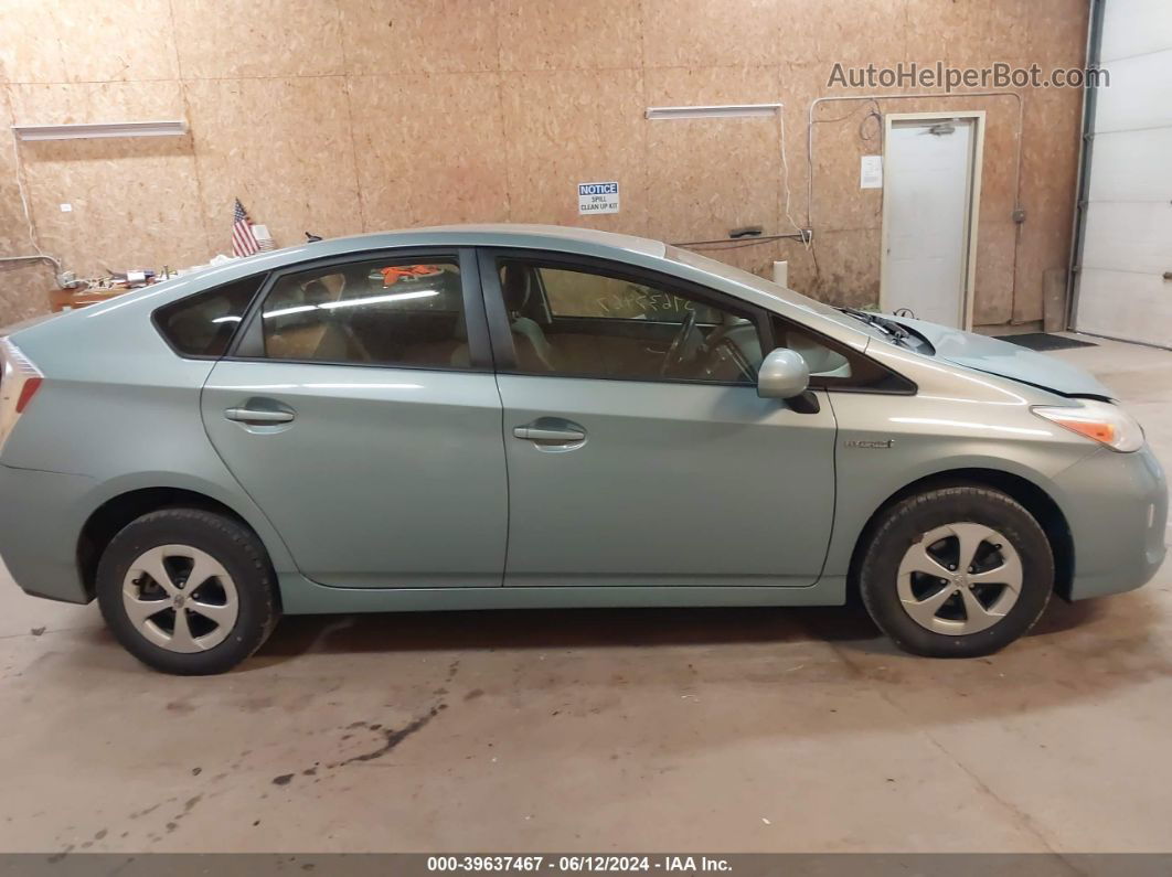 2012 Toyota Prius Two Light Blue vin: JTDKN3DU1C1523552