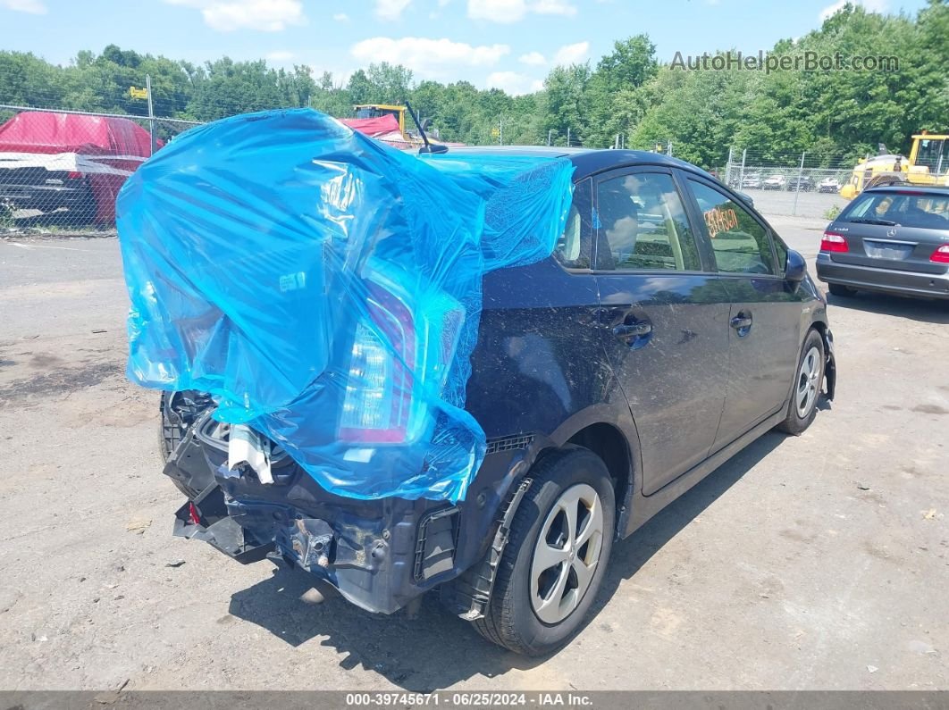 2012 Toyota Prius Three Синий vin: JTDKN3DU1C1550959