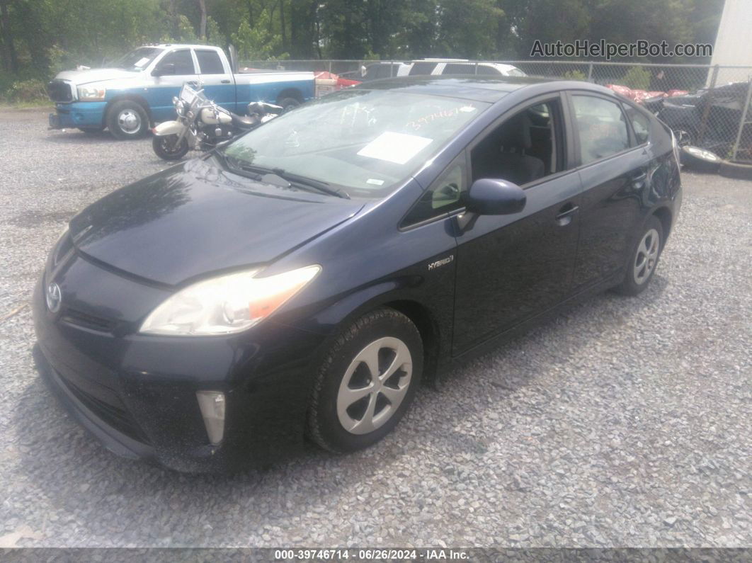 2012 Toyota Prius Three Blue vin: JTDKN3DU1C1602073