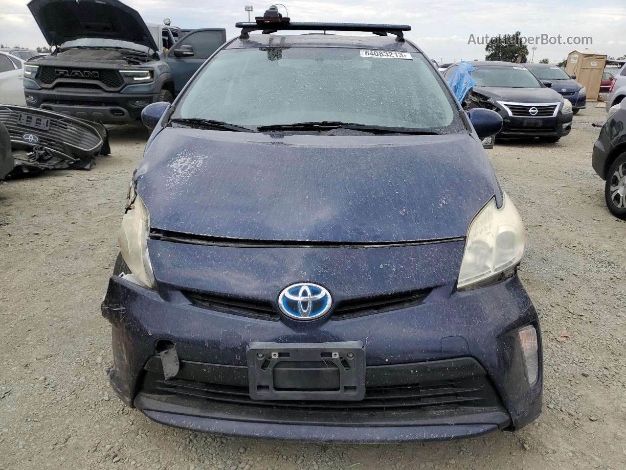 2012 Toyota Prius  Синий vin: JTDKN3DU1C1607788