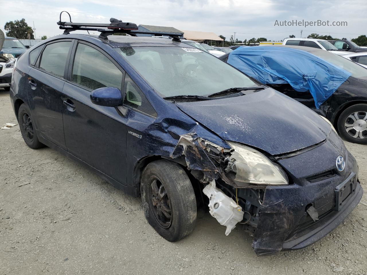 2012 Toyota Prius  Blue vin: JTDKN3DU1C1607788