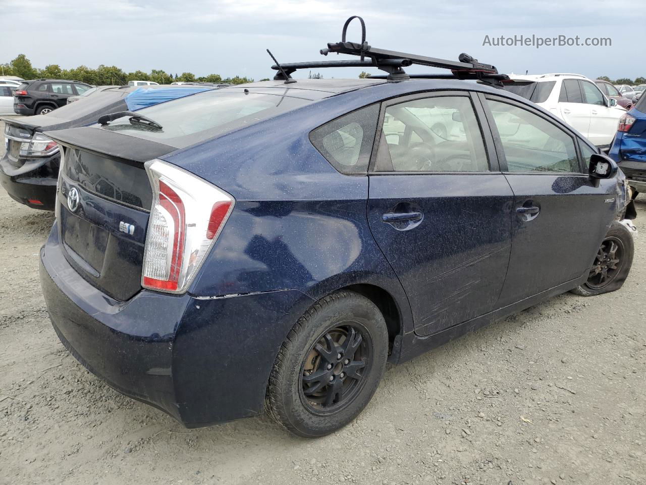 2012 Toyota Prius  Синий vin: JTDKN3DU1C1607788