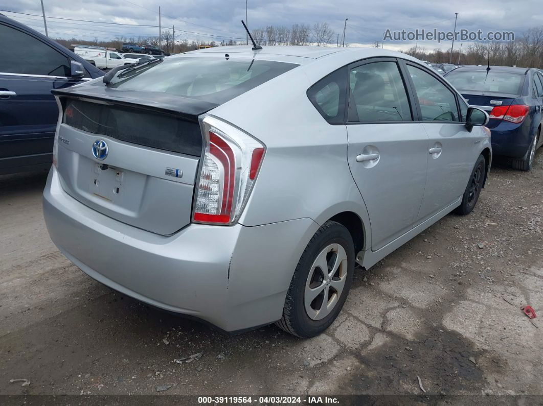 2012 Toyota Prius Two Silver vin: JTDKN3DU1C5460428