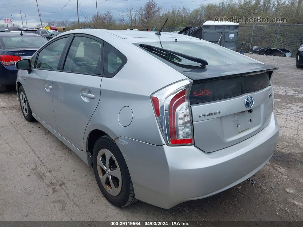 2012 Toyota Prius Two Silver vin: JTDKN3DU1C5460428